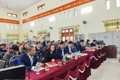 HĐND xã  tổ chức kỳ họp thứ 16 HĐND xã khoá XIV nhiệm kỳ 2021-2026.